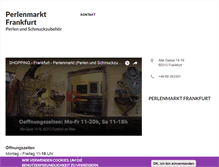 Tablet Screenshot of perlenmarkt.com